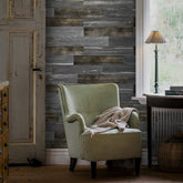 Noble Grey and Brown Wood Floor Wallpaper for Wall Decoration